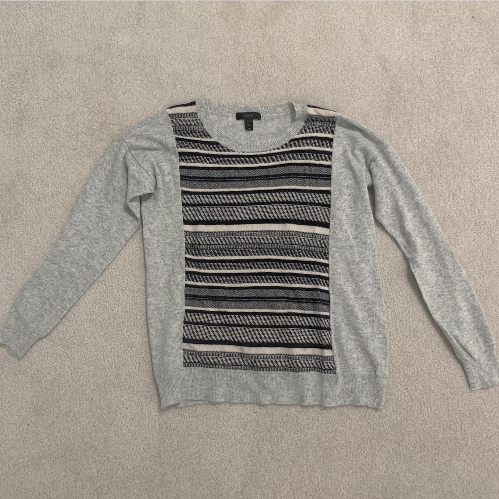 J Crew grey sweater